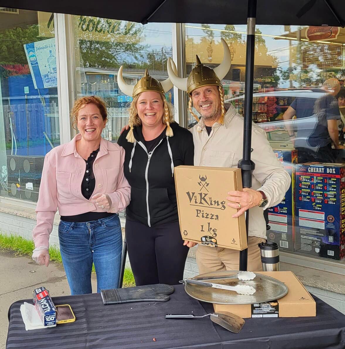 Ensemble Viking Pizza prêt pour un tailgate